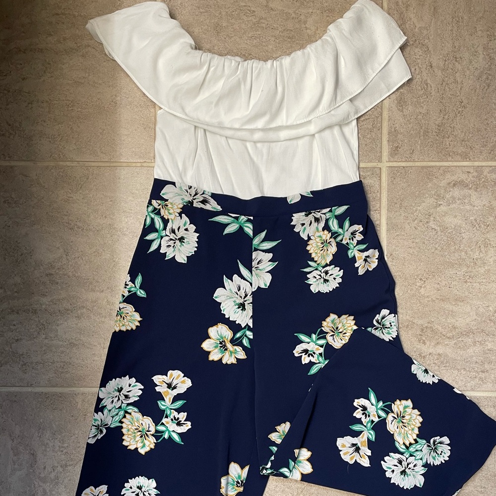 Target Navy Floral Pants